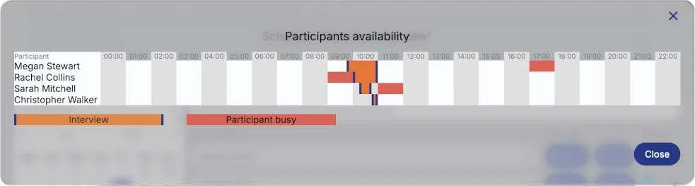 Interview Availability