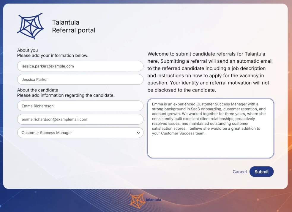 Public Referral Portal
